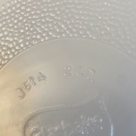 Vintage Glasbake 2qt Orange White Retro Design Baking Casserole Dish Made in USA - Picture 10 of 11